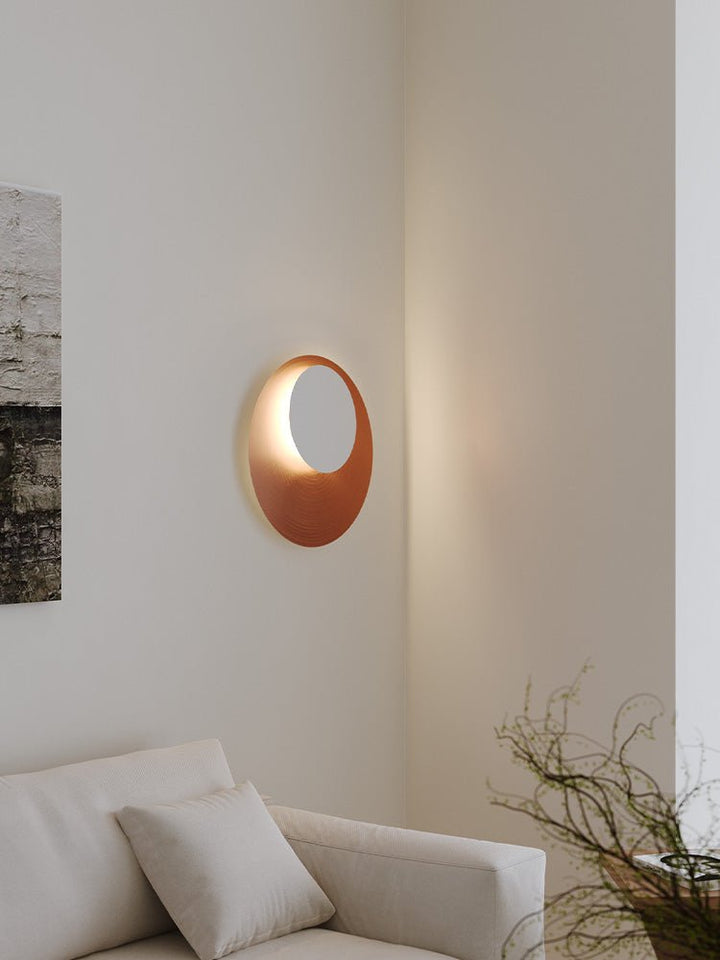 Abstract Circular Crescent Wall Sconce - Vakkerlight