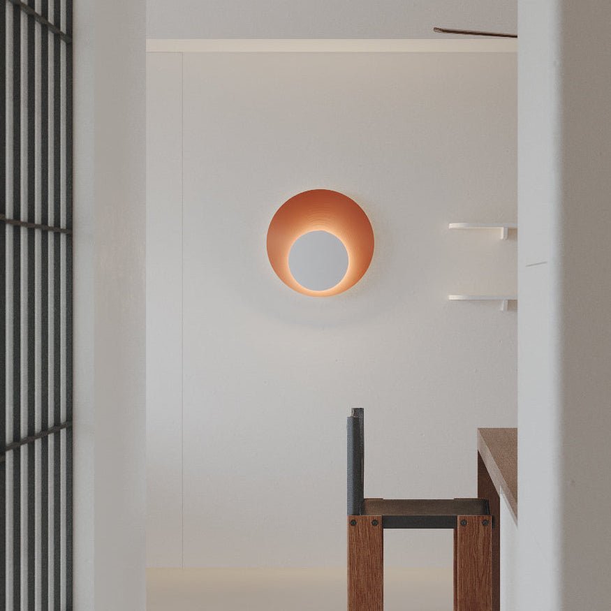 Abstract Circular Crescent Wall Sconce - Vakkerlight