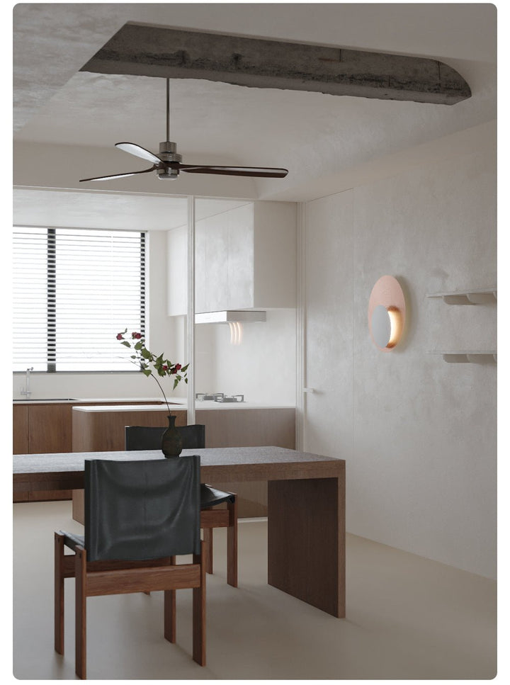 Abstract Circular Crescent Wall Sconce - Vakkerlight