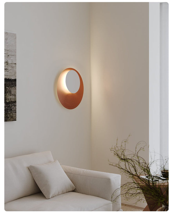 Abstract Circular Crescent Wall Sconce - Vakkerlight
