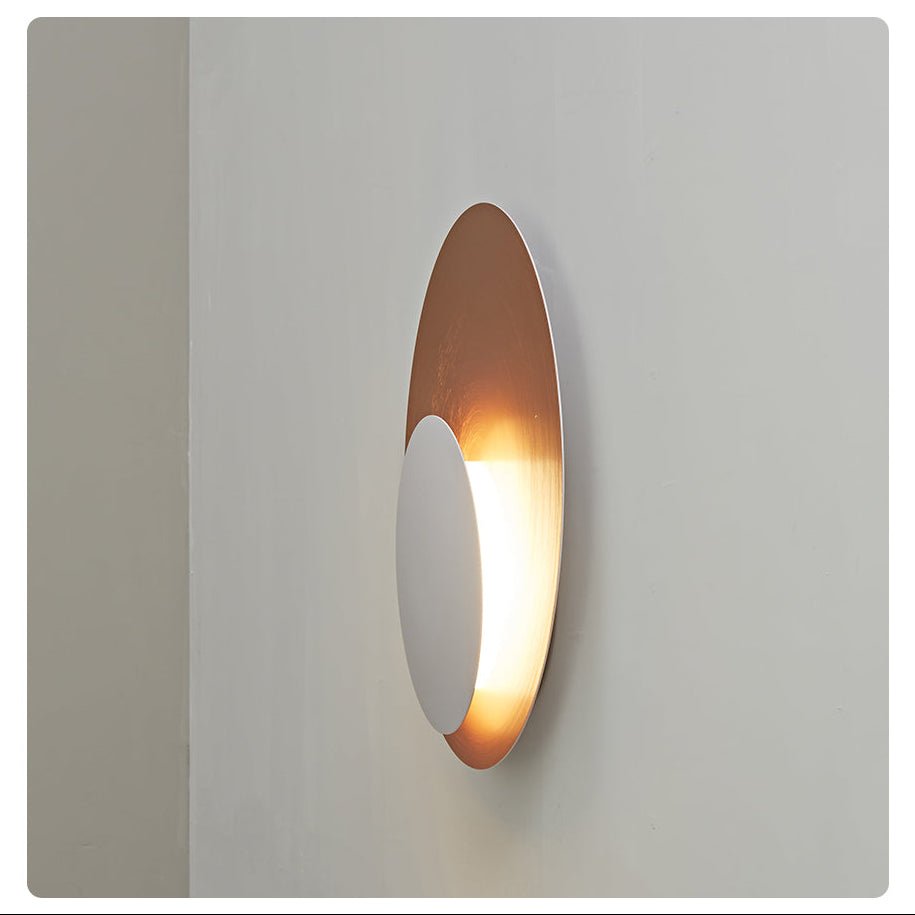 Abstract Circular Crescent Wall Sconce - Vakkerlight