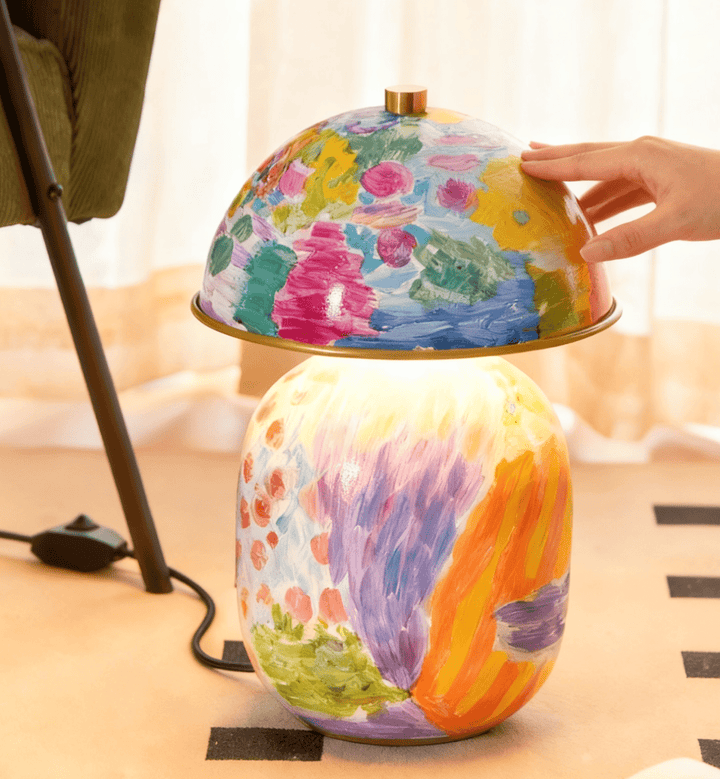 Abstract Mural Table Lamp - Vakkerlight