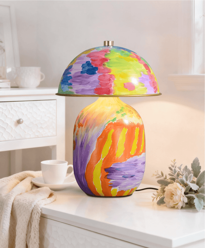 Abstract Mural Table Lamp - Vakkerlight