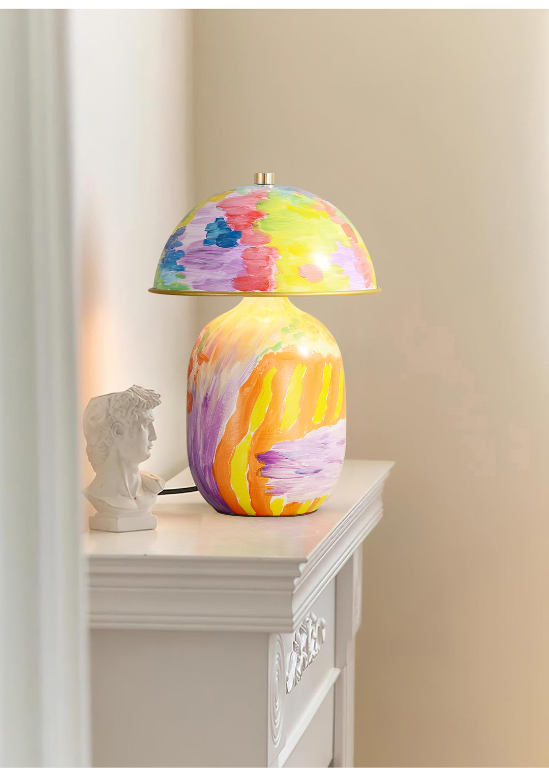 Abstract Mural Table Lamp - Vakkerlight