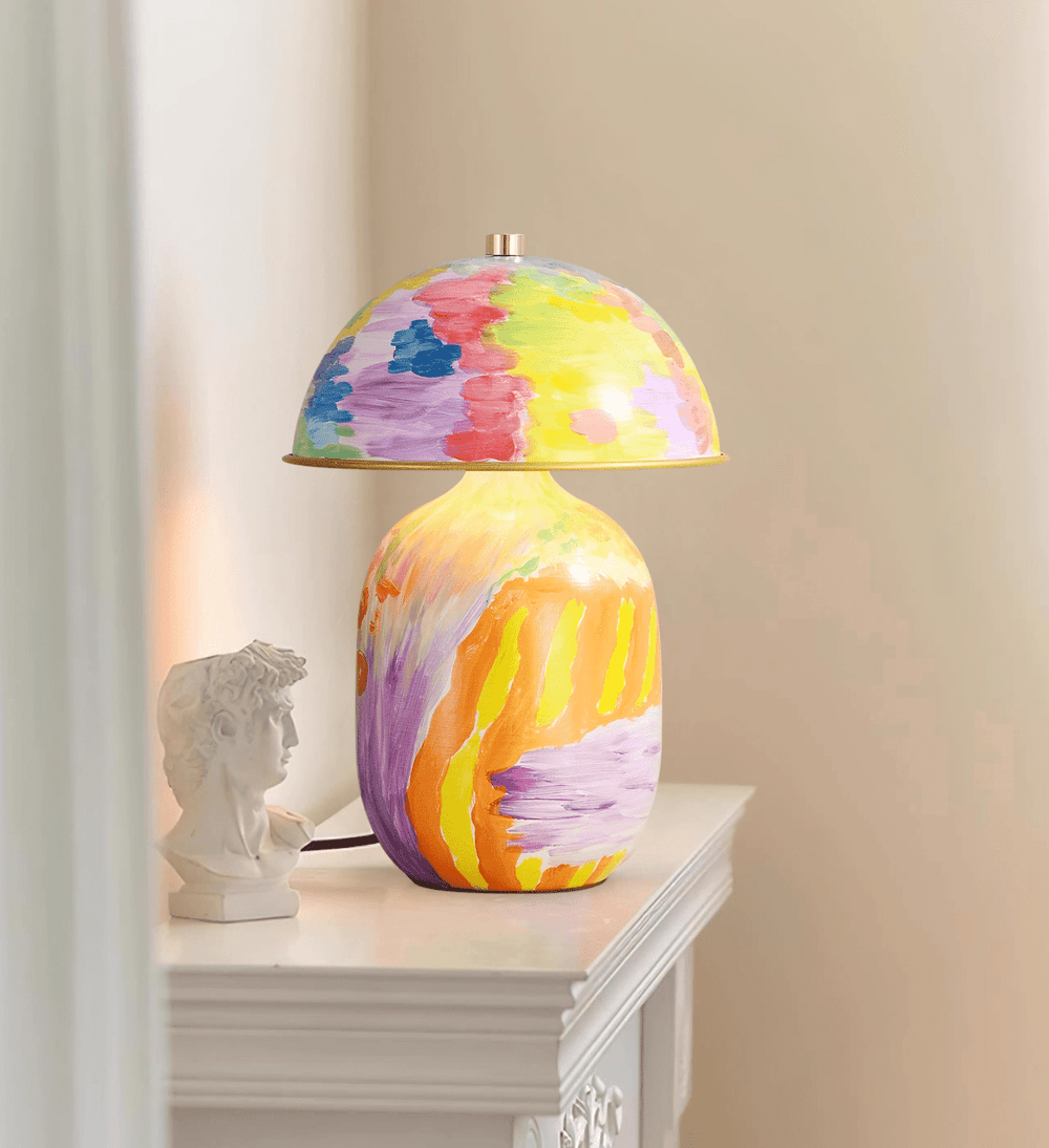 Abstract Mural Table Lamp - Vakkerlight