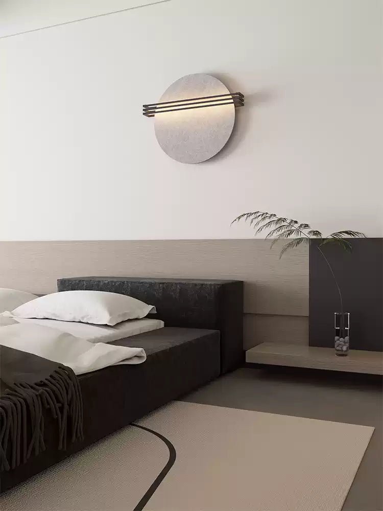 Abstract Sunrise Felt Wall Sconce - Vakkerlight