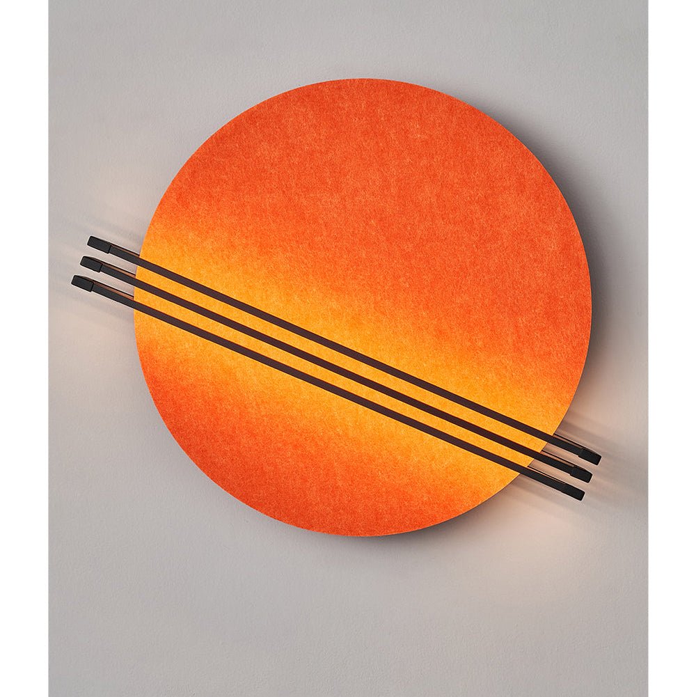 Abstract Sunrise Felt Wall Sconce - Vakkerlight