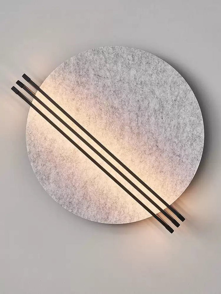 Abstract Sunrise Felt Wall Sconce - Vakkerlight