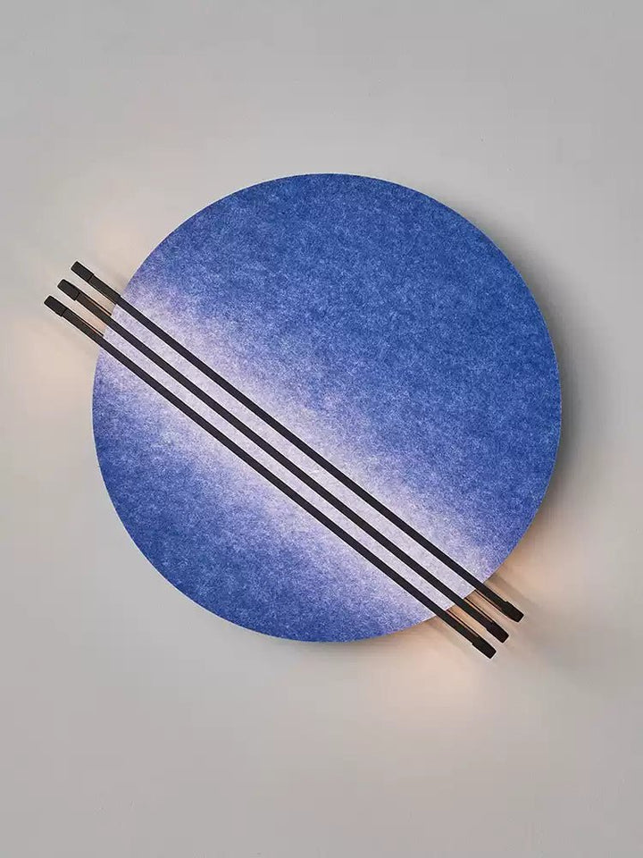 Abstract Sunrise Felt Wall Sconce - Vakkerlight