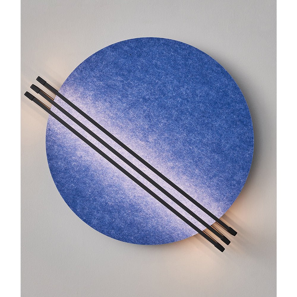 Abstract Sunrise Felt Wall Sconce - Vakkerlight
