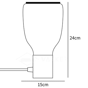 Lampe de Table Acquerelli — Dimension drawings 1