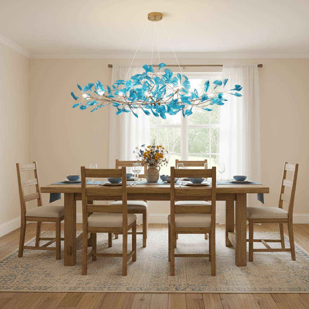 Acrylic Ginkgo Leaf Chandelier - Vakkerlight