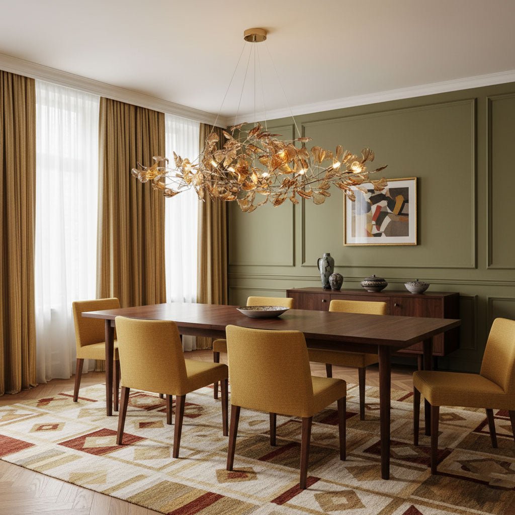 Acrylic Ginkgo Leaf Chandelier - Vakkerlight