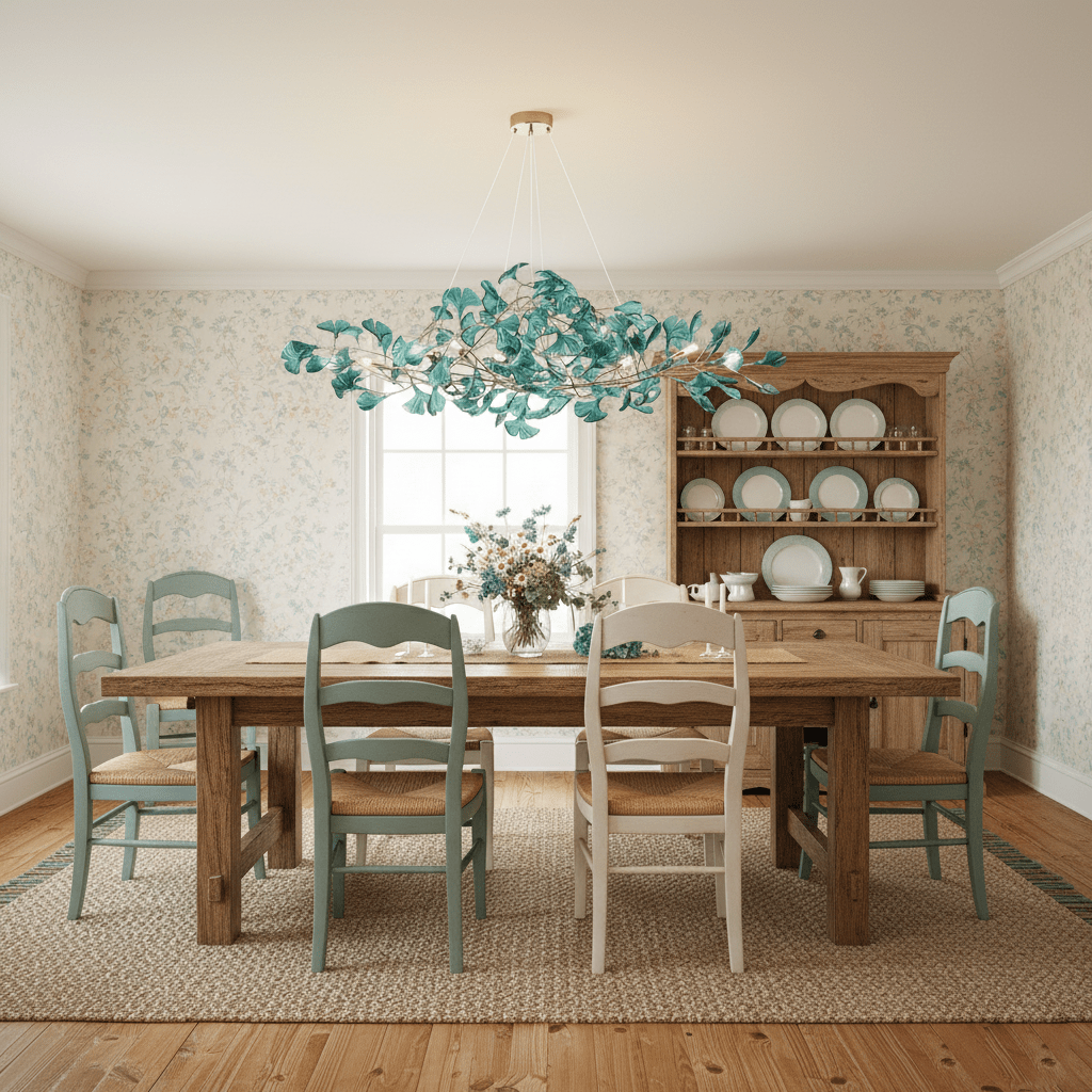 Acrylic Ginkgo Leaf Chandelier - Vakkerlight