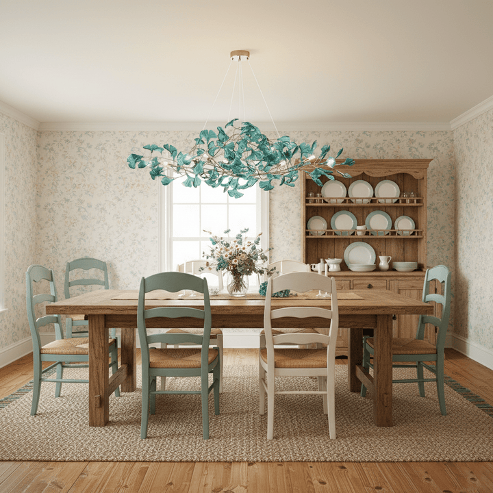 Acrylic Ginkgo Leaf Chandelier - Vakkerlight