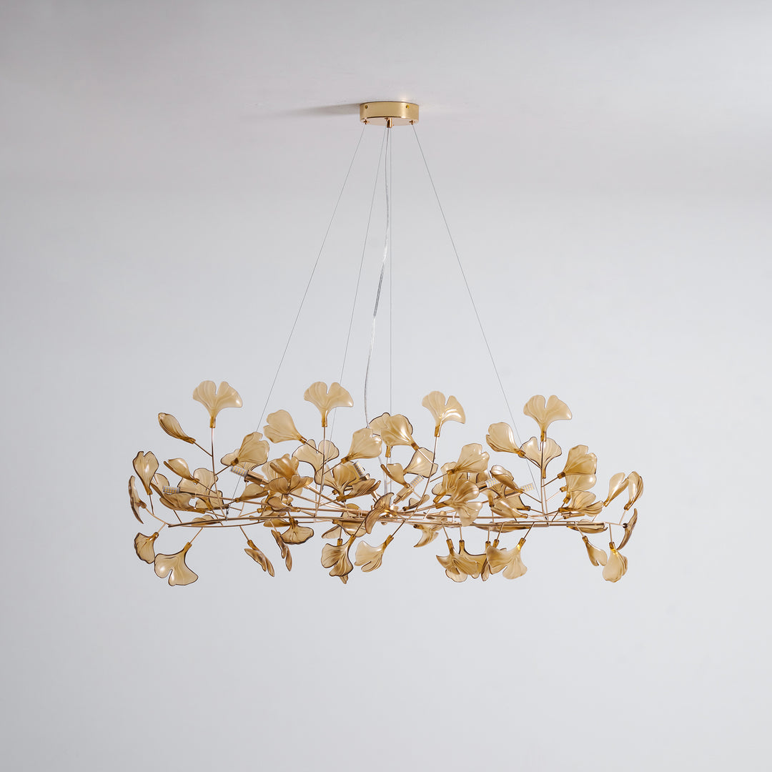 Acrylic Ginkgo Leaf Chandelier - Vakkerlight