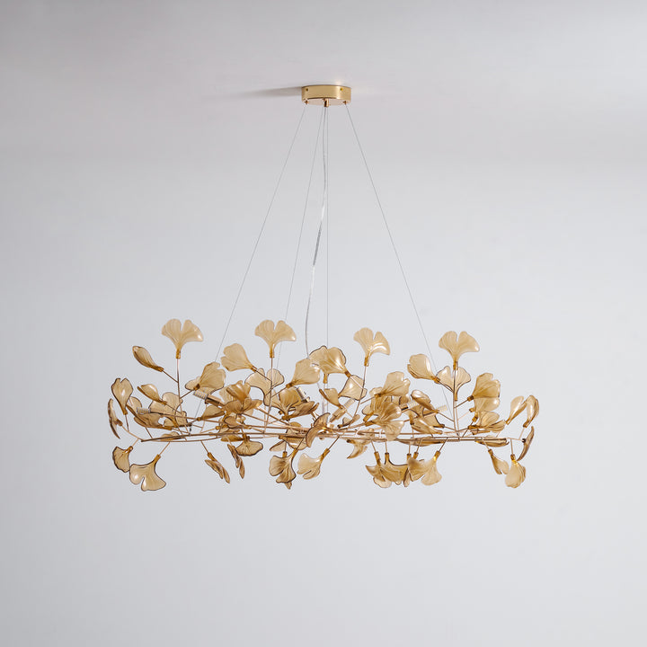Acrylic Ginkgo Leaf Chandelier - Vakkerlight