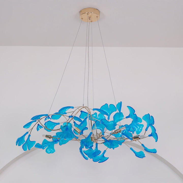 Acrylic Ginkgo Leaf Chandelier - Vakkerlight