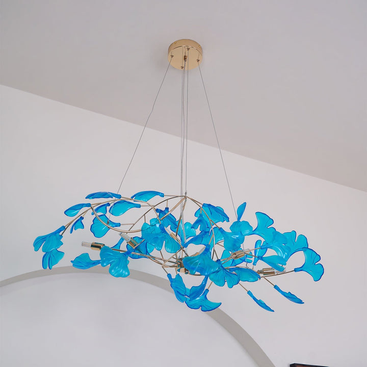 Acrylic Ginkgo Leaf Chandelier - Vakkerlight