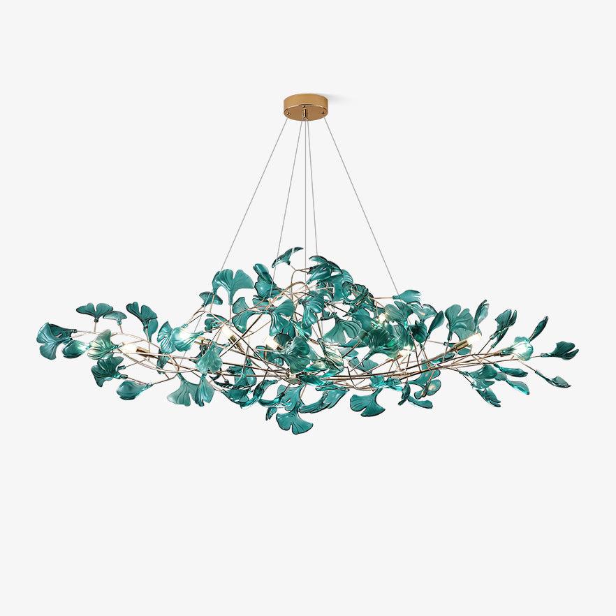 Acrylic Ginkgo Leaf Chandelier - Vakkerlight