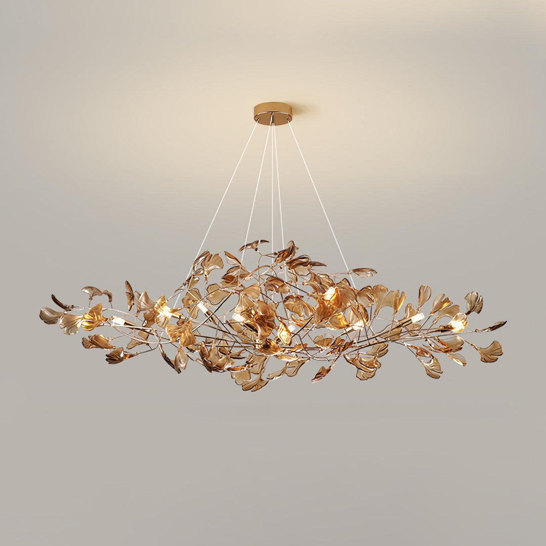 Acrylic Ginkgo Leaf Chandelier - Vakkerlight