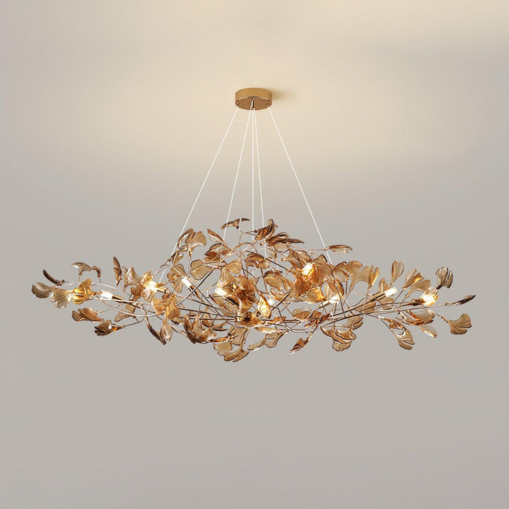 Acrylic Ginkgo Leaf Chandelier - Vakkerlight