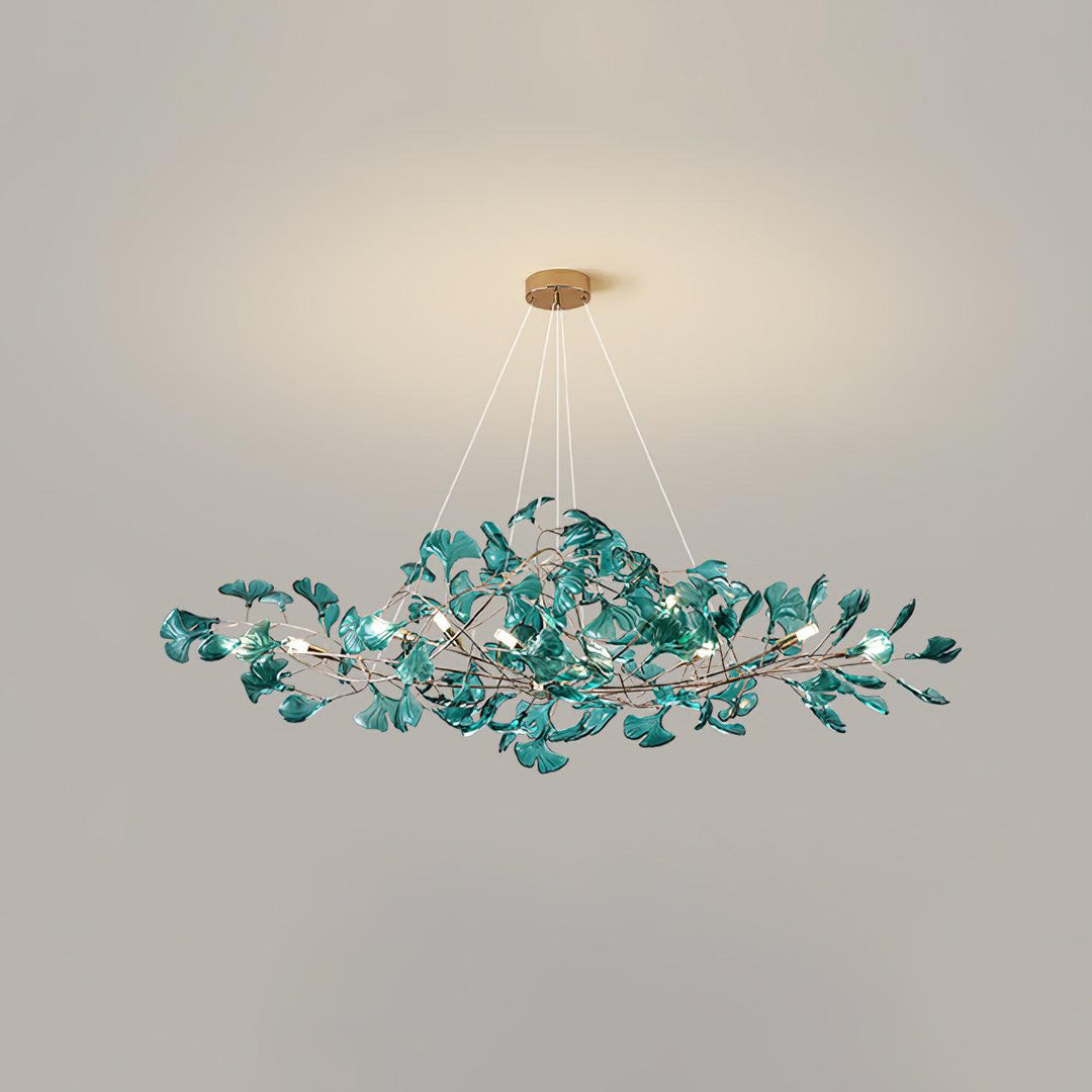 Acrylic Ginkgo Leaf Chandelier - Vakkerlight