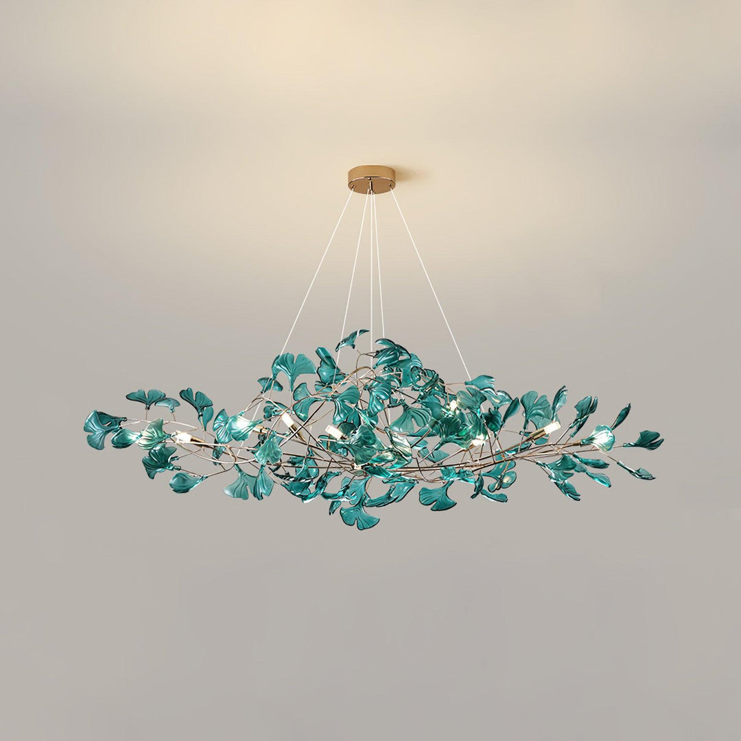 Acrylic Ginkgo Leaf Chandelier - Vakkerlight