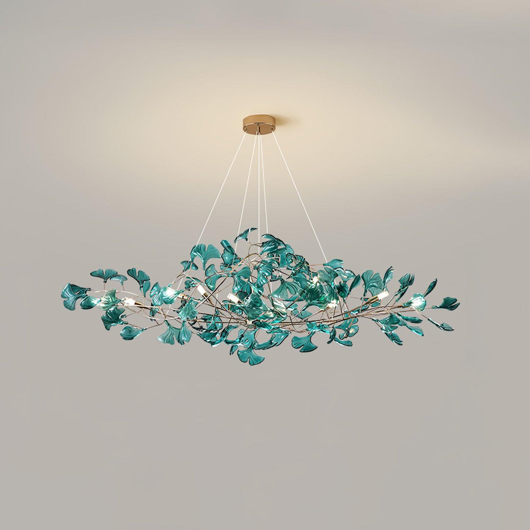 Acrylic Ginkgo Leaf Chandelier - Vakkerlight