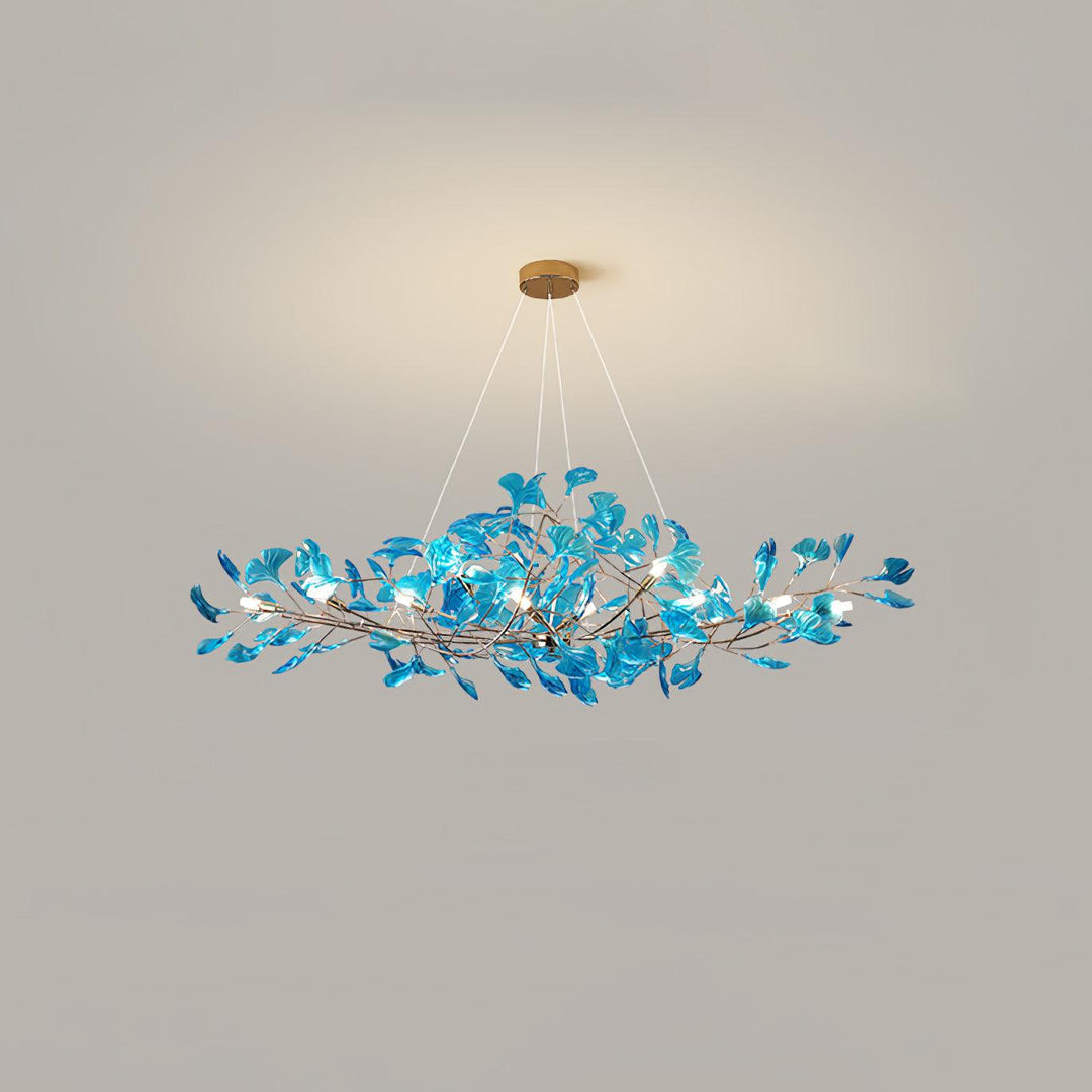 Acrylic Ginkgo Leaf Chandelier - Vakkerlight