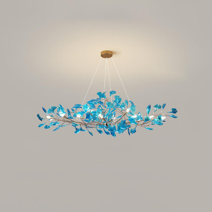 Acrylic Ginkgo Leaf Chandelier - Vakkerlight