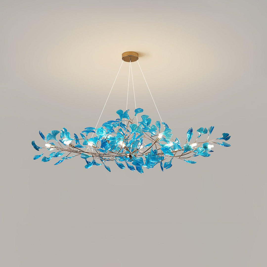 Acrylic Ginkgo Leaf Chandelier - Vakkerlight