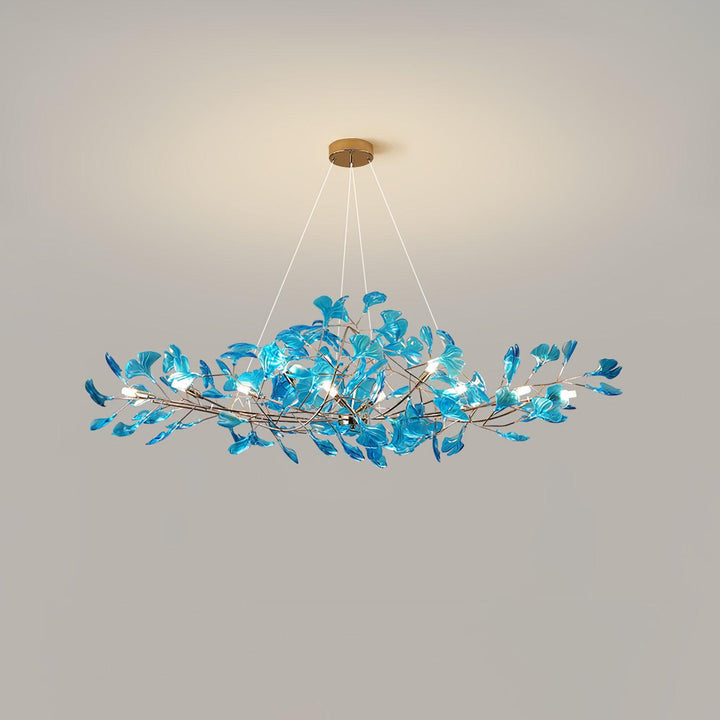 Acrylic Ginkgo Leaf Chandelier - Vakkerlight