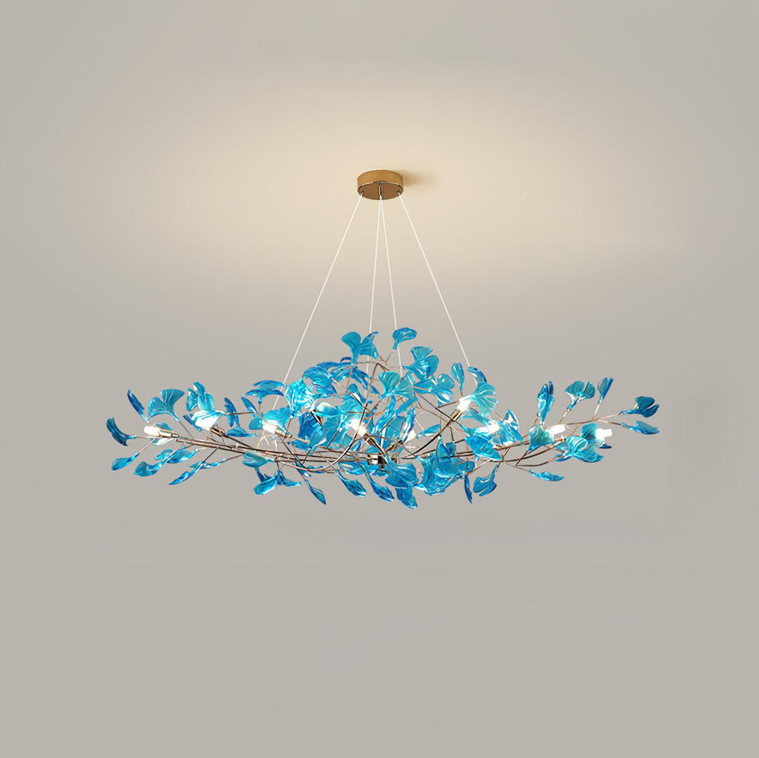 Acrylic Ginkgo Leaf Chandelier - Vakkerlight