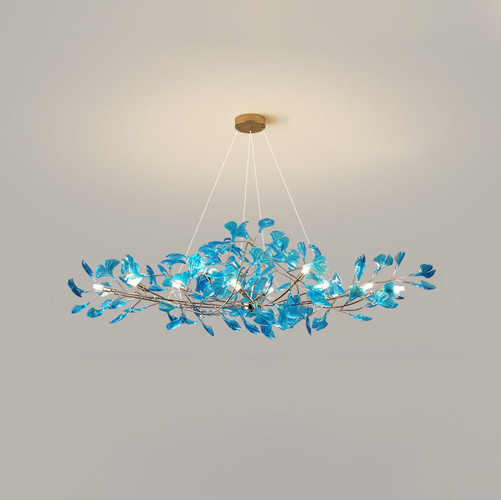 Acrylic Ginkgo Leaf Chandelier - Vakkerlight