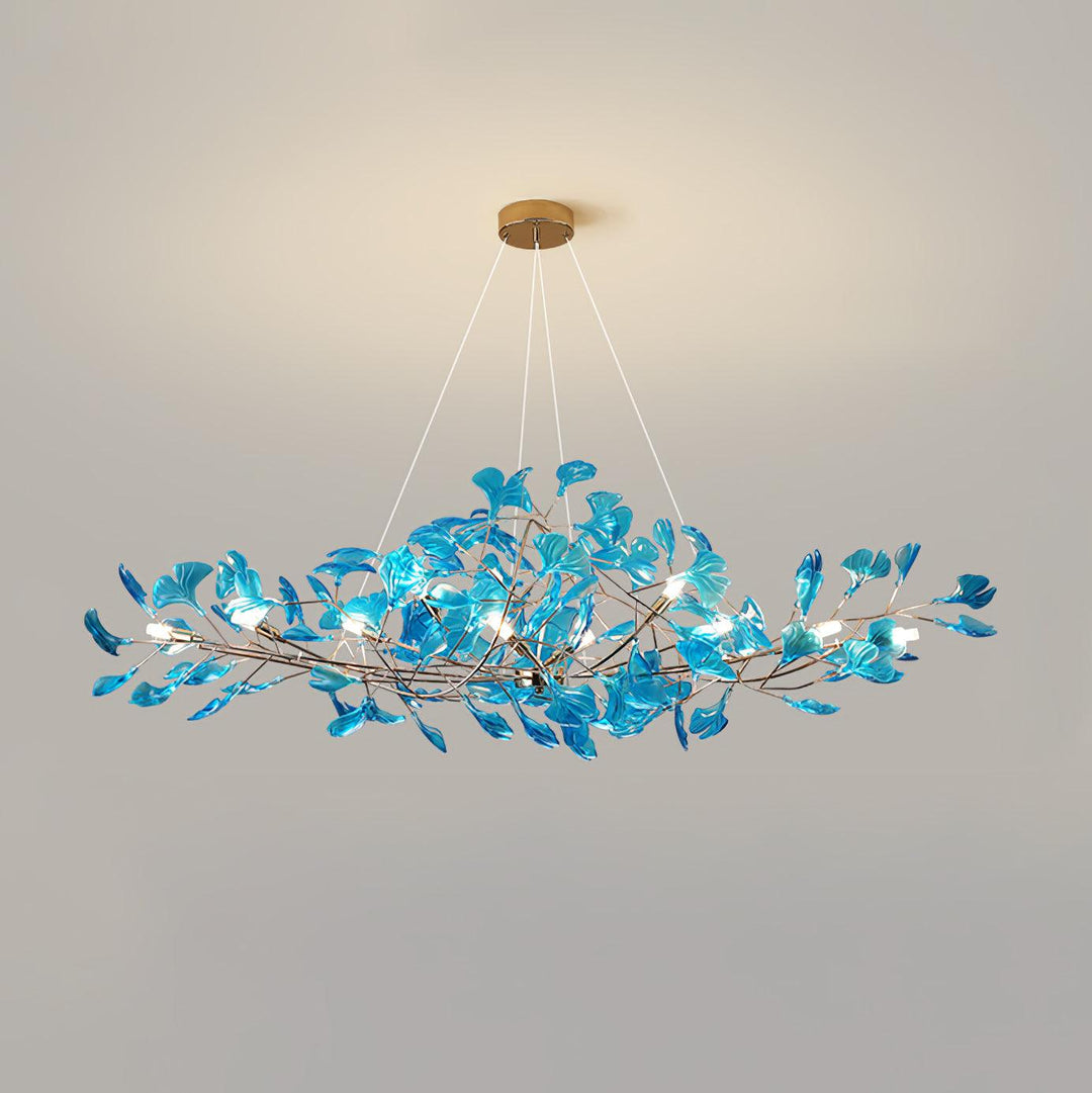 Acrylic Ginkgo Leaf Chandelier - Vakkerlight