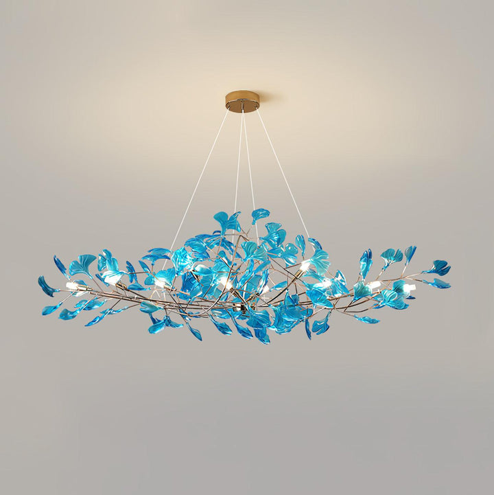 Acrylic Ginkgo Leaf Chandelier - Vakkerlight