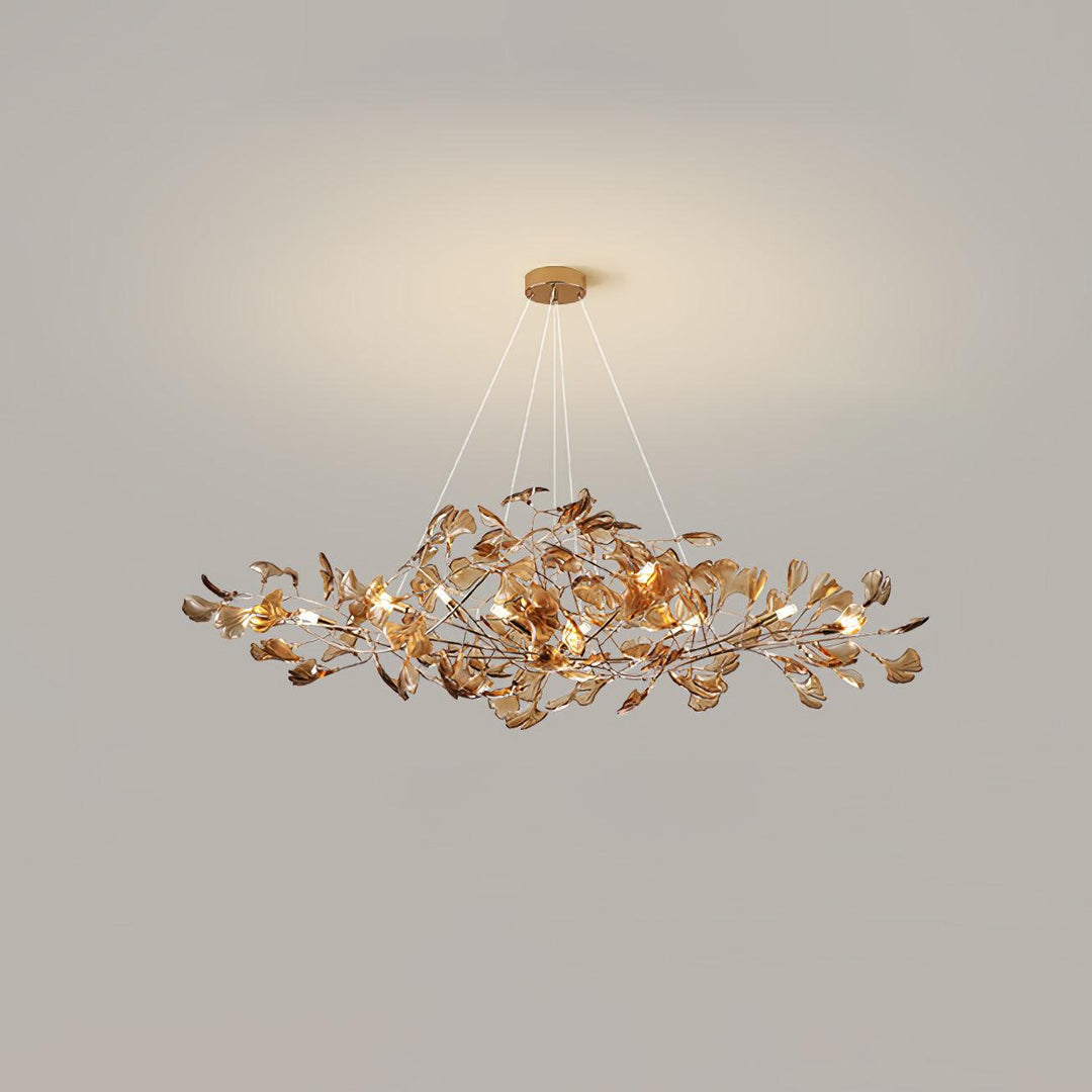 Acrylic Ginkgo Leaf Chandelier - Vakkerlight