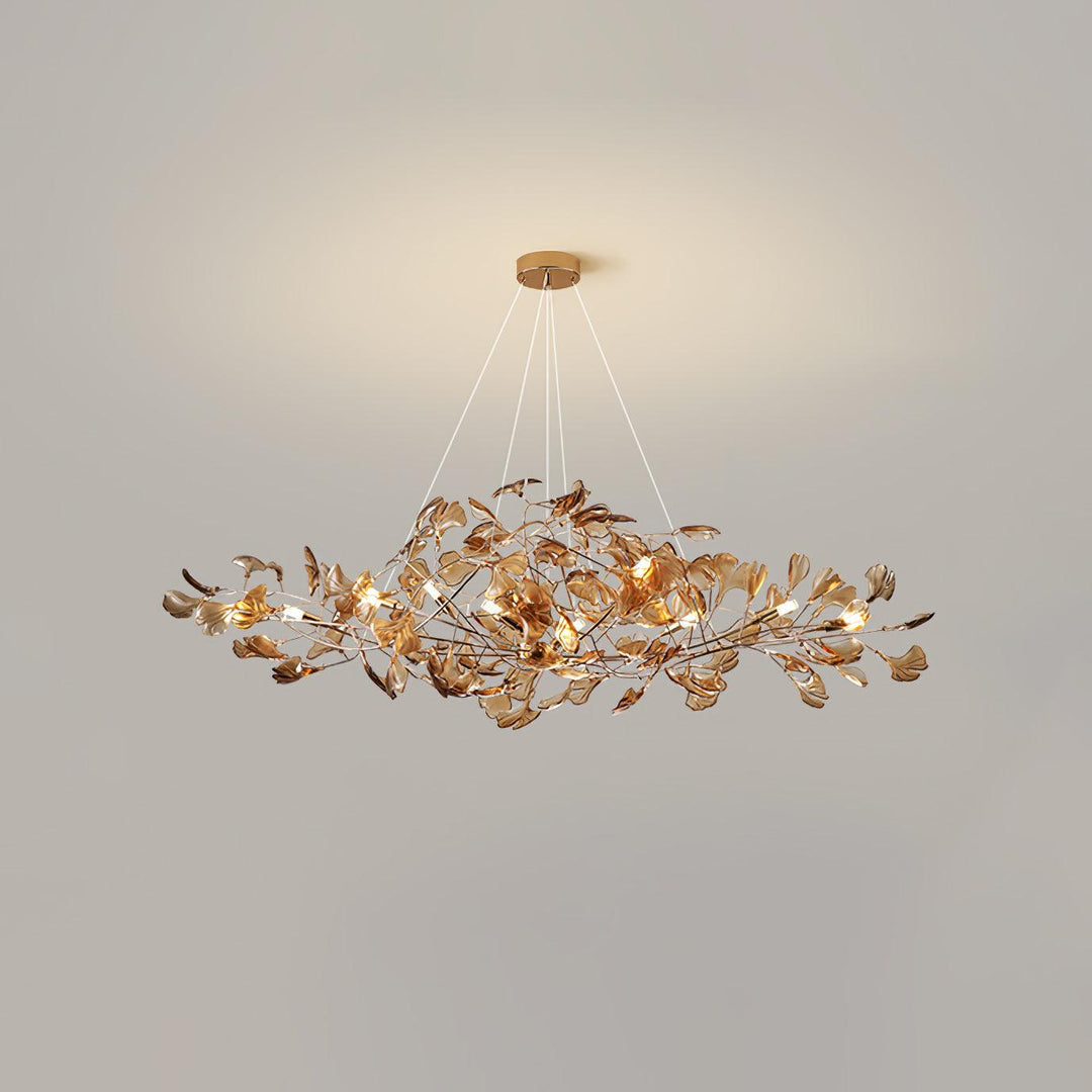 Acrylic Ginkgo Leaf Chandelier - Vakkerlight