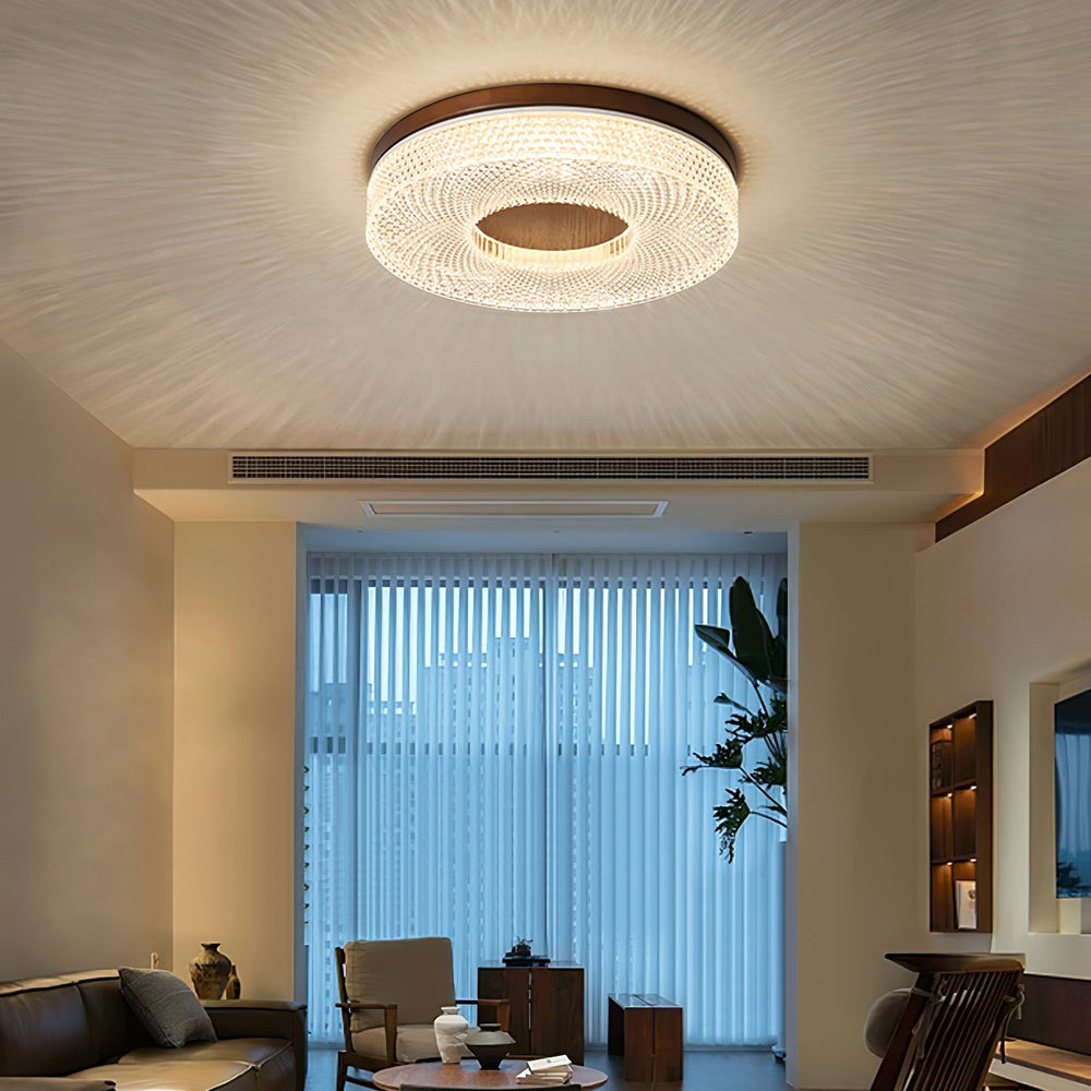 Acrylic Halo Round Ceiling Light - Vakkerlight