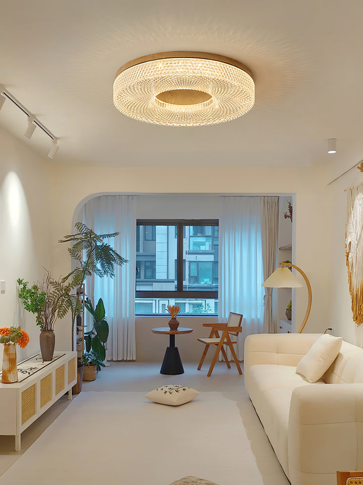 Acrylic Halo Round Ceiling Light - Vakkerlight