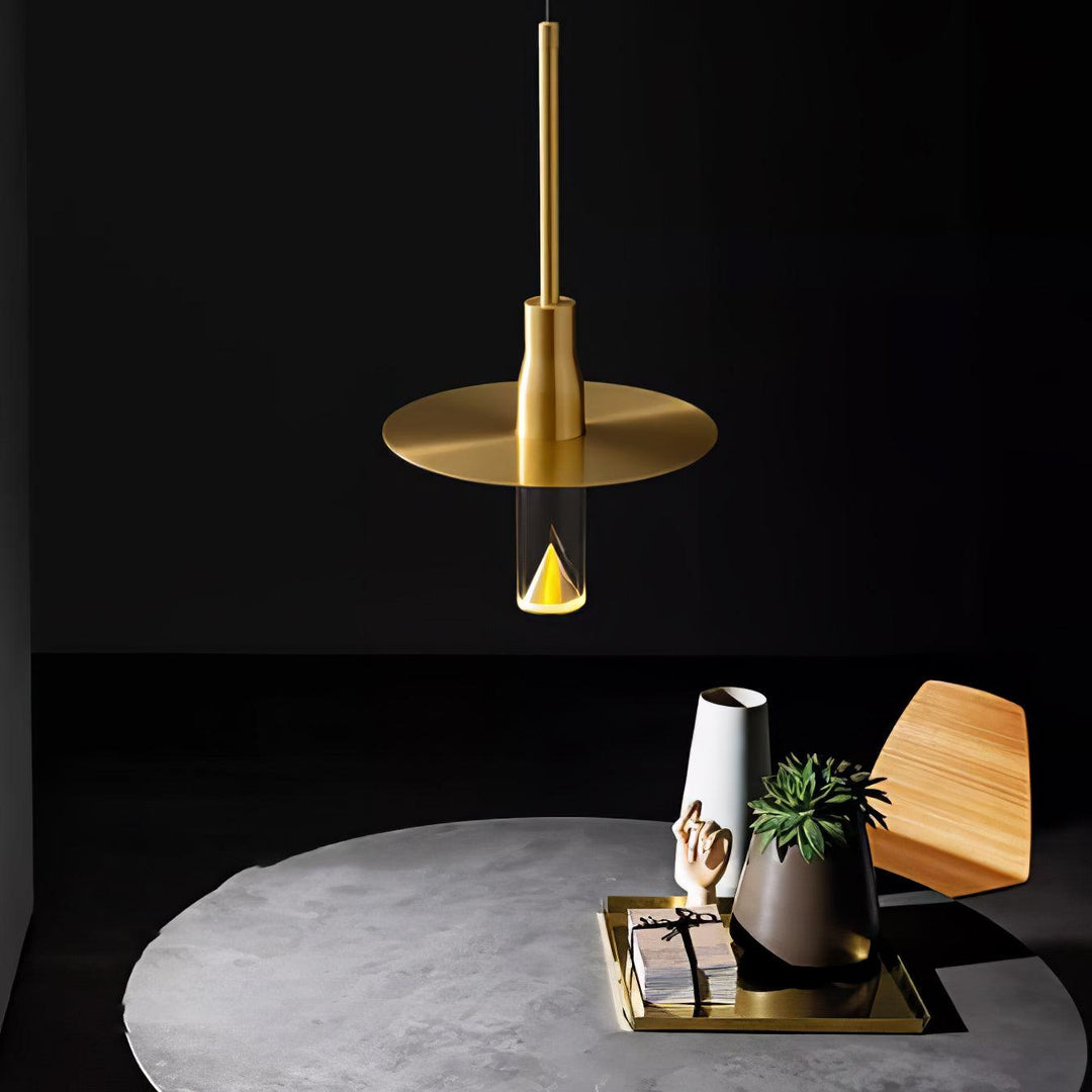 Acrylic Hat Plate Pendant Light - Vakkerlight