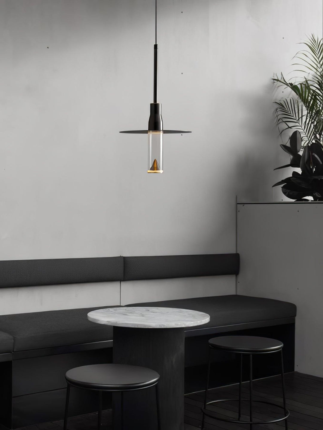 Acrylic Hat Plate Pendant Light - Vakkerlight