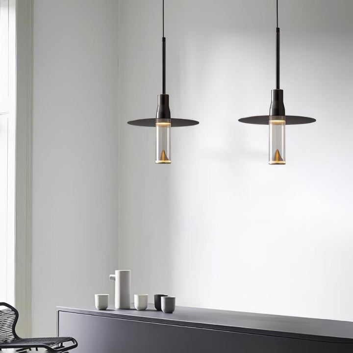 Acrylic Hat Plate Pendant Light - Vakkerlight