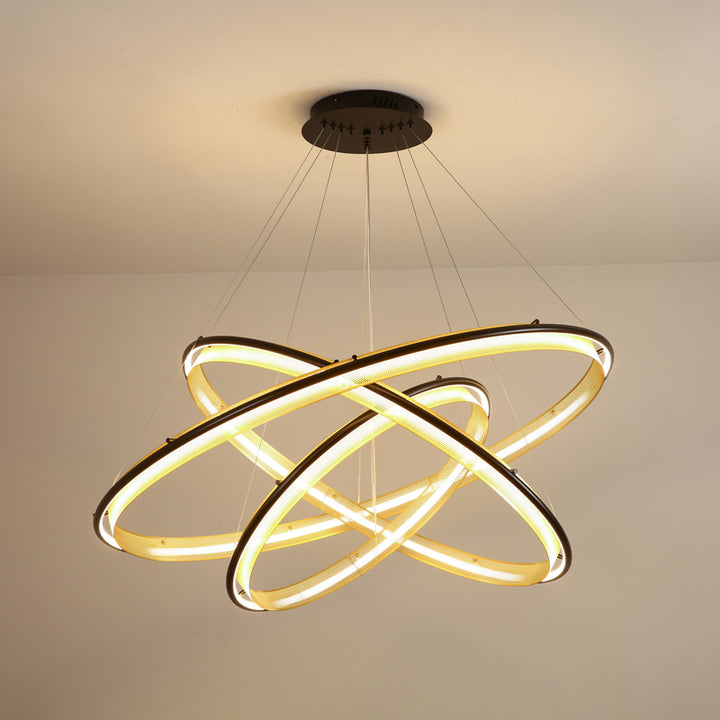 Acrylic LED Round Chandelier