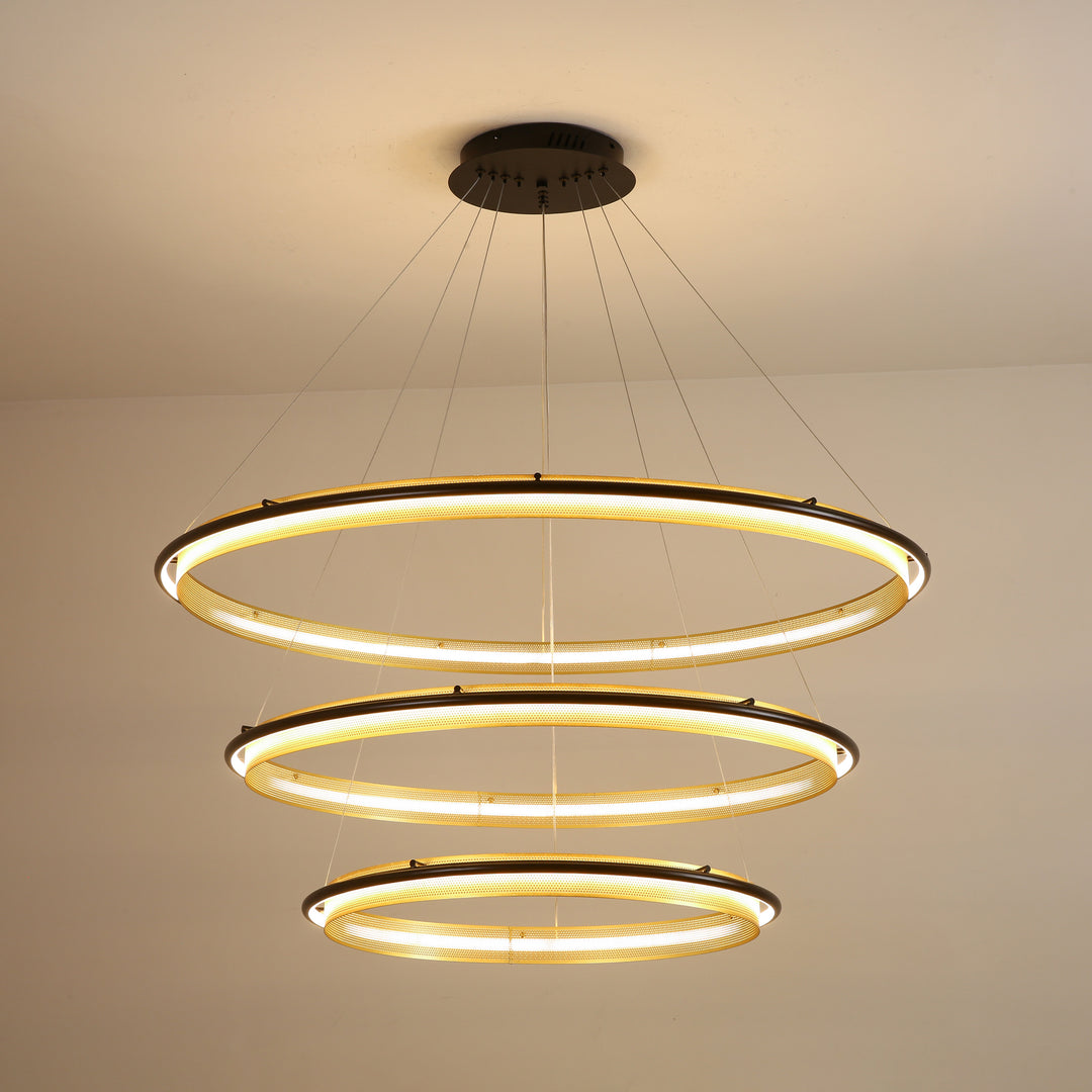 Acrylic LED Round Chandelier - Vakkerlight