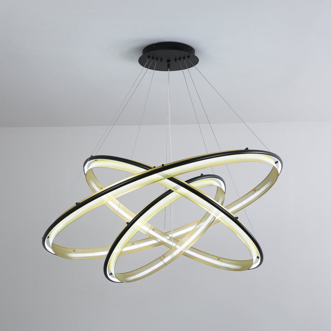 Acrylic LED Round Chandelier - Vakkerlight