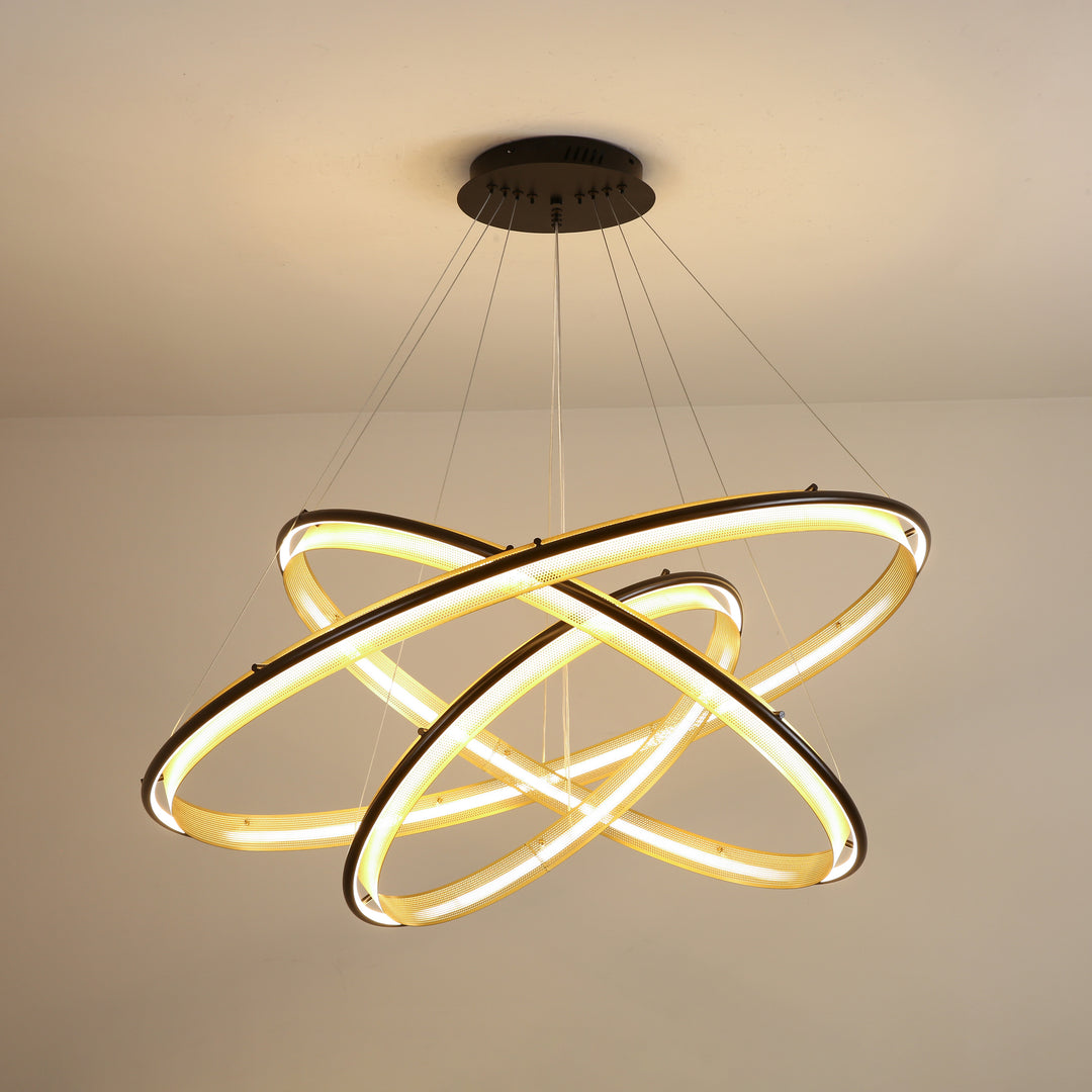 Acrylic LED Round Chandelier - Vakkerlight