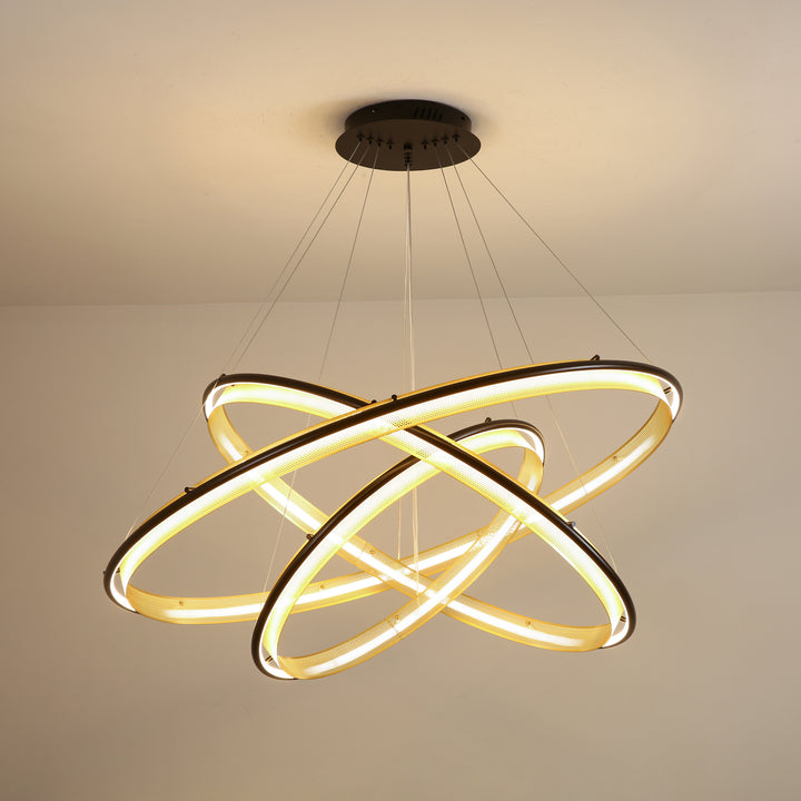 Acrylic LED Round Chandelier - Vakkerlight