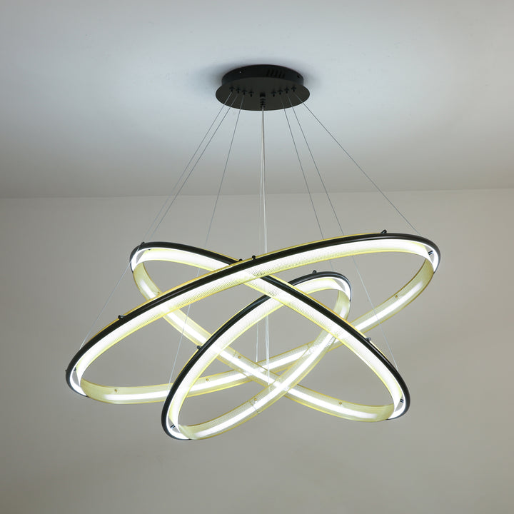 Acrylic LED Round Chandelier - Vakkerlight